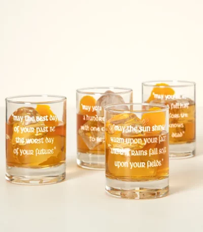 Irish Toast Whiskey Glasses