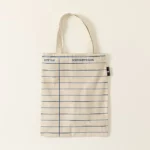 Library Card Tote Bag 1