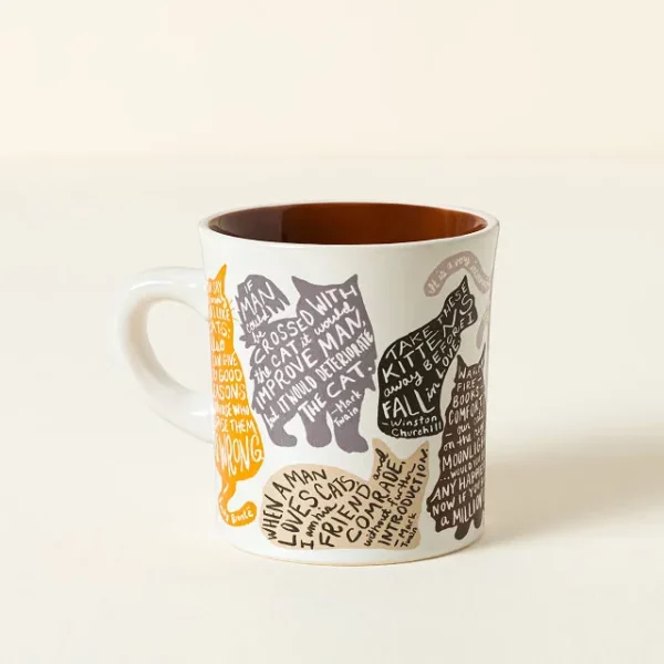 Literary Cat Mug