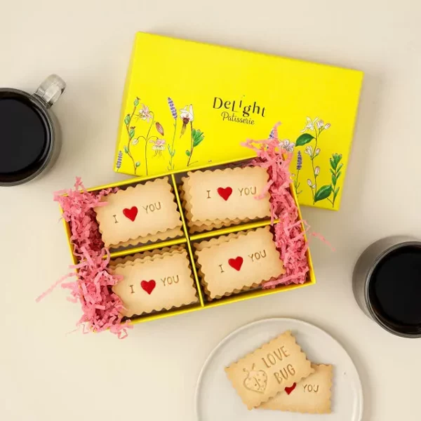 Love Message Shortbread Cookies