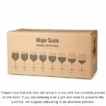 Major Scale Musical Wine Glasses - Party Set 2