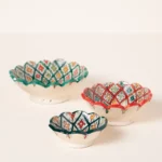 Mixed Moroccan Serving Dishes - Set Of 3 2