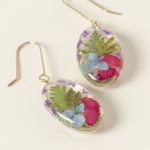 Mother & Daughter Flower Earrings 1