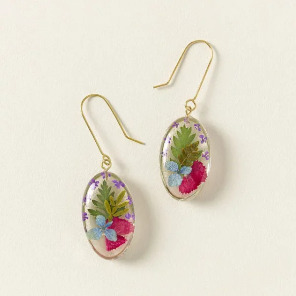 Mother & Daughter Flower Earrings