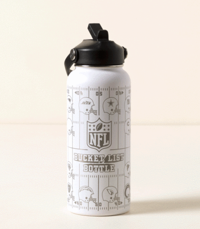 Nfl Bucket List Water Bottle 1