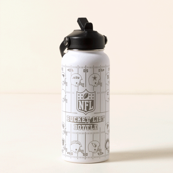 Nfl Bucket List Water Bottle 1