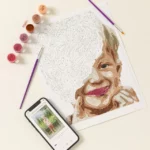 Paint By Numbers Framed Portrait Kit 1