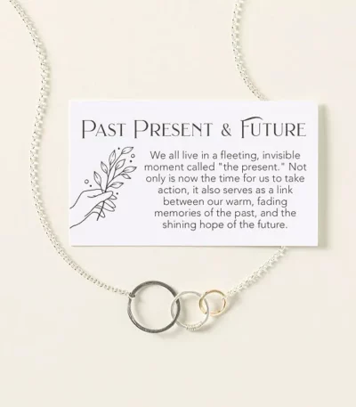 Past Present Future Necklace