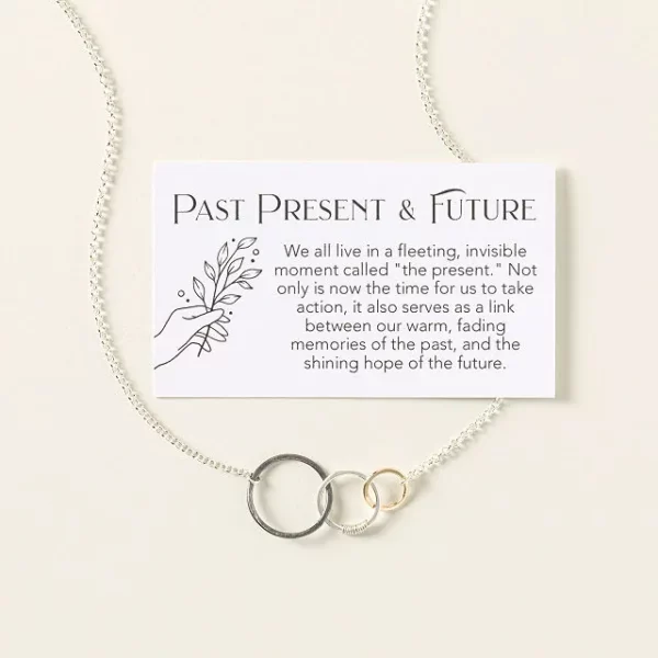 Past Present Future Necklace