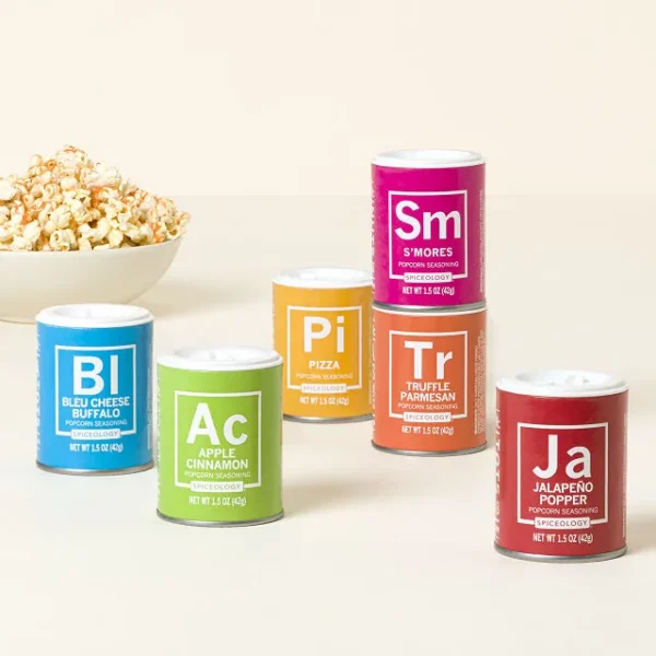 Periodic Table Of Flavor Popcorn Seasoning Set