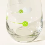 Pickled Pickleballer Wine Glass 2