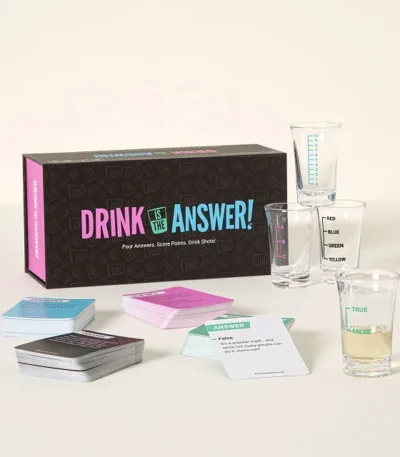 Pour Your Answer Trivia Drinking Game