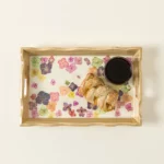 Pressed Flower Serving Tray