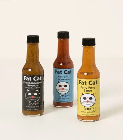 Purrfectly Spicy Hot Sauce Set