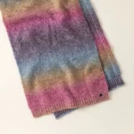 Rainbow Ombre Knit Scarf 2