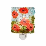 Recycled Glass Poppies Nightlight 1