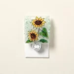 Recycled Glass Sunflower Night Light 1