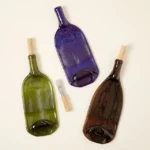 Recycled Wine Bottle Platter With Spreader