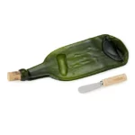 Recycled Wine Bottle Platter With Spreader 2