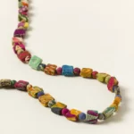 Repurposed Kantha Multi-color Necklace 1