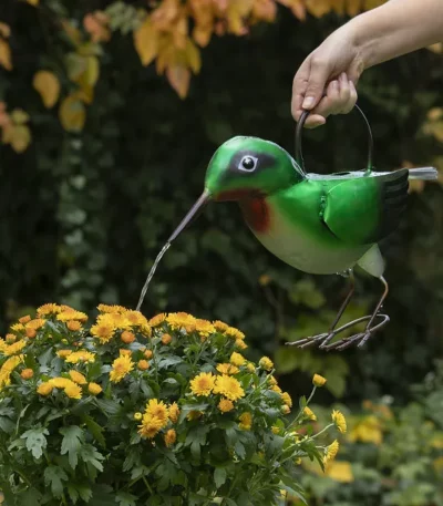 Ruby Throated Hummingbird Watering Can