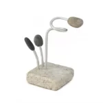 Sea Stone Splash Sponge & Brush Holder1