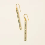 Sliced Raw Diamond Drop Earrings