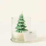 Snowfall Tree Candle 1