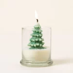 Snowfall Tree Candle