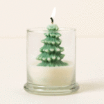 Snowfall Tree Candle 2