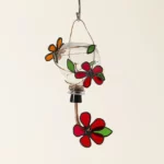 Stained Glass Hummingbird Feeder