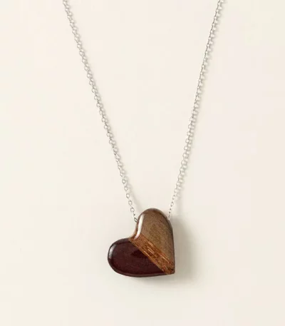 Strength Of Love Wood Necklace