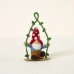 Swinging Gnome Ornament 2