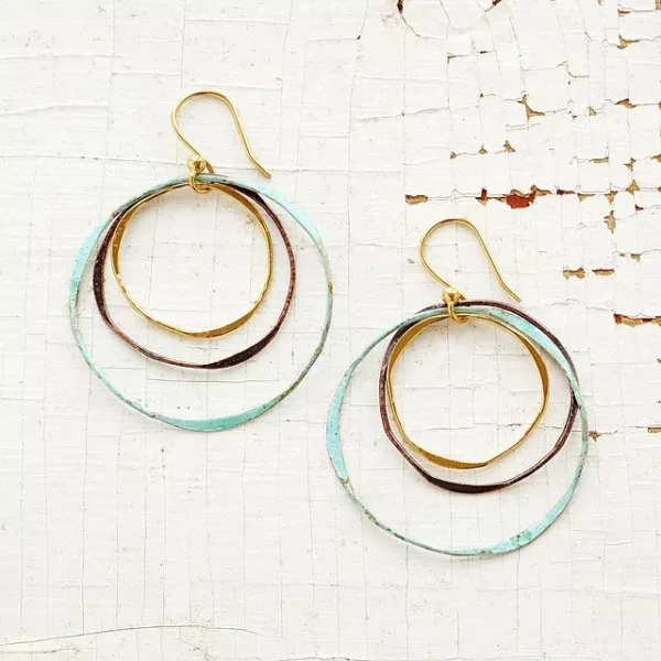 Trio Mixed Metals Earrings