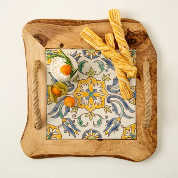 Tunisian Tile Serving Tray