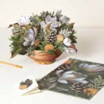 Winter Magnolia Pop-up Greeting Card