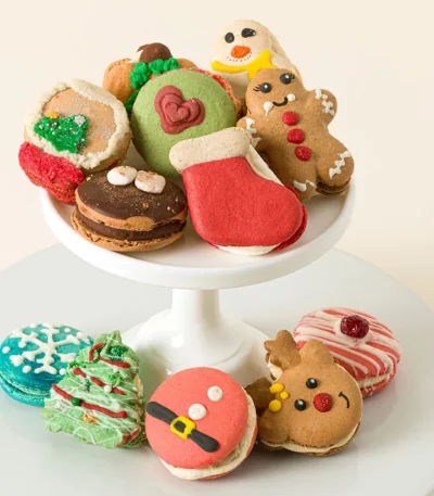 12 Days Of Giant Christmas Macarons Set