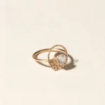 14k Gold Moonlight Ring 4