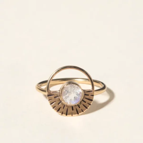 14k Gold Moonlight Ring