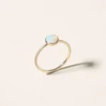 14k Gold Opal Dome Ring 1