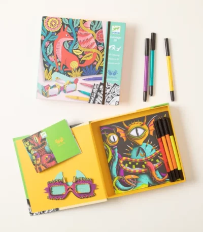 3d Art Coloring Kit