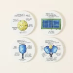 Anatomy Of Pickleball Coasters