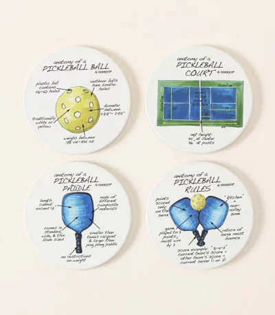 Anatomy Of Pickleball Coasters