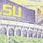 Art Of Words College Stadium Prints 2