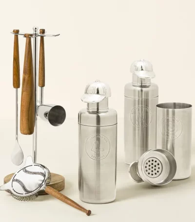 Batter Up Mlb Cocktail Shaker & Bar Tool Set