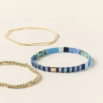 Be You Morse Code Bracelet Stack 1