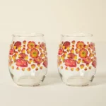 Birth Month Flower Printed Glass 2