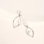 Blue Topaz Branch Earrings