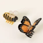 Butterfly & Bee Hand Painted Hair Clip 2