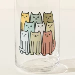 Cats On Cats Glasses - Set Of 2 2